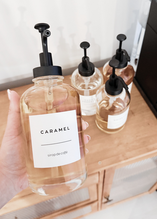 (36) Étiquettes - Sirop de café