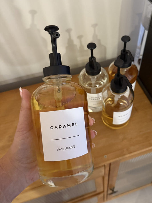 (36) Étiquettes - Sirop de café